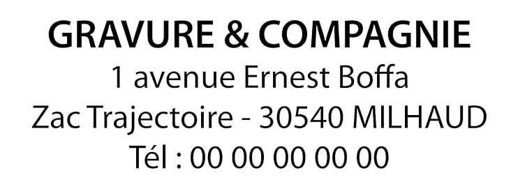 apperçu maquette TRODAT POCKET PRINTY 9511